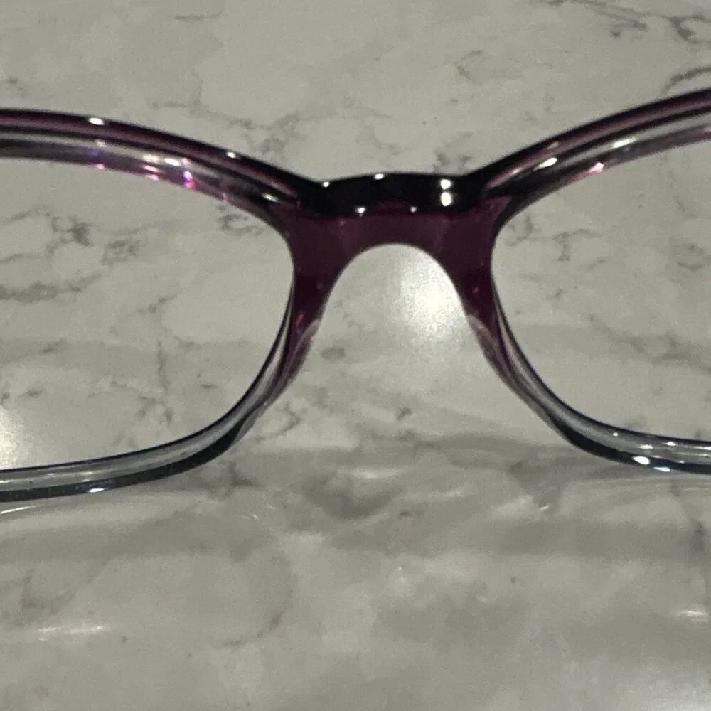 ClearVision SAD-16 Women’s Purple Cat Eye Full Rim Plastic Frame 54-16-140